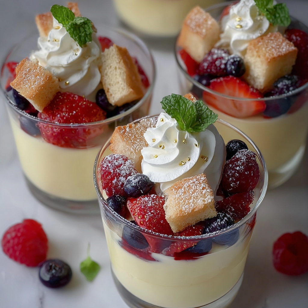 Mini Christmas Trifles Recipe - Recipe Image