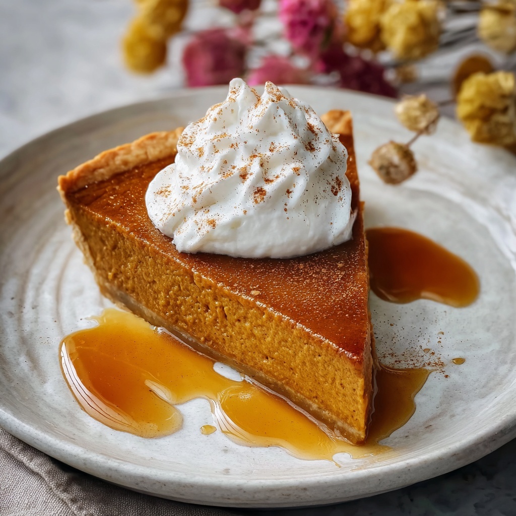 Healthy Crustless Pumpkin Pie Recipe - Recipe Image