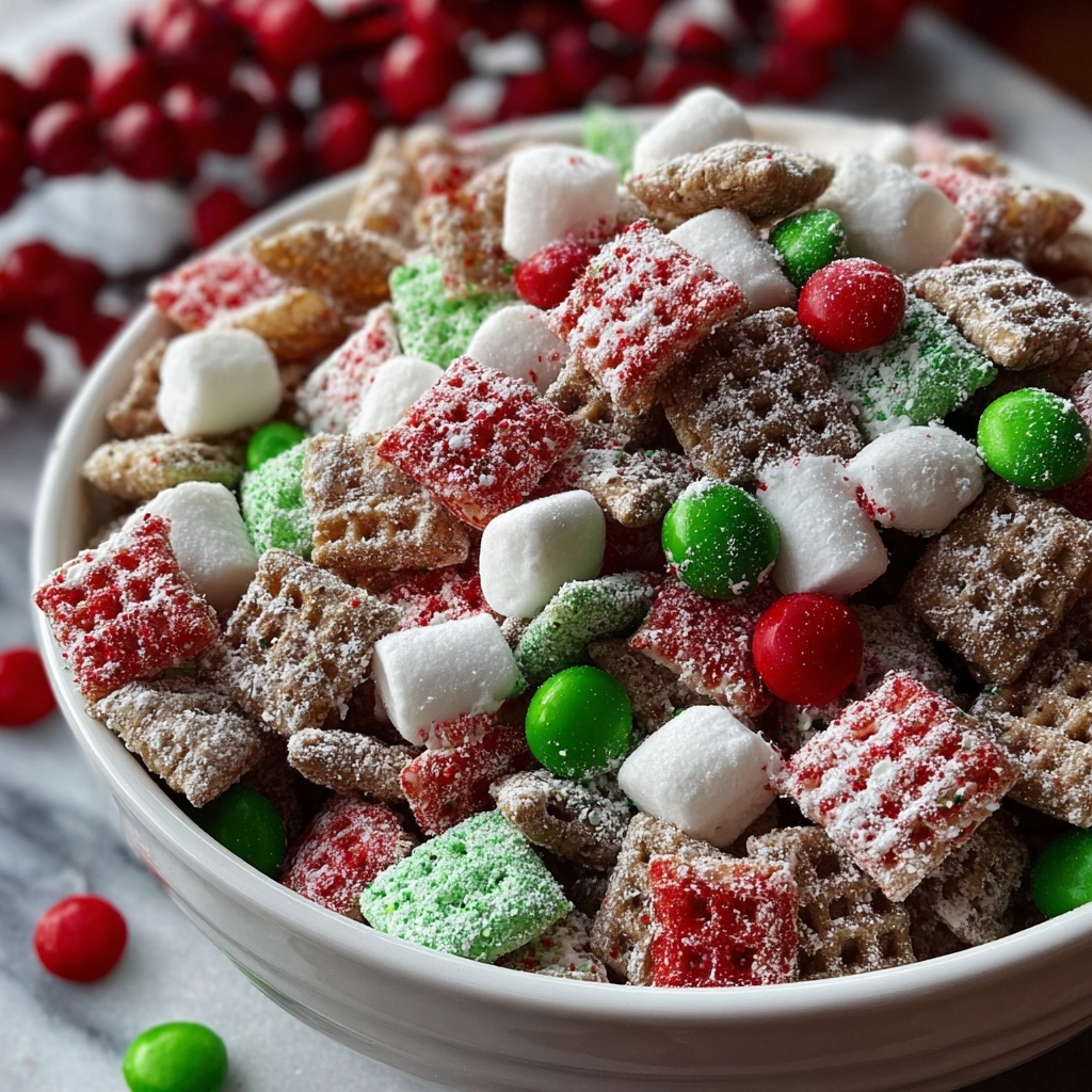 Reindeer Food Christmas Puppy Chow Recipe - Recipe Image