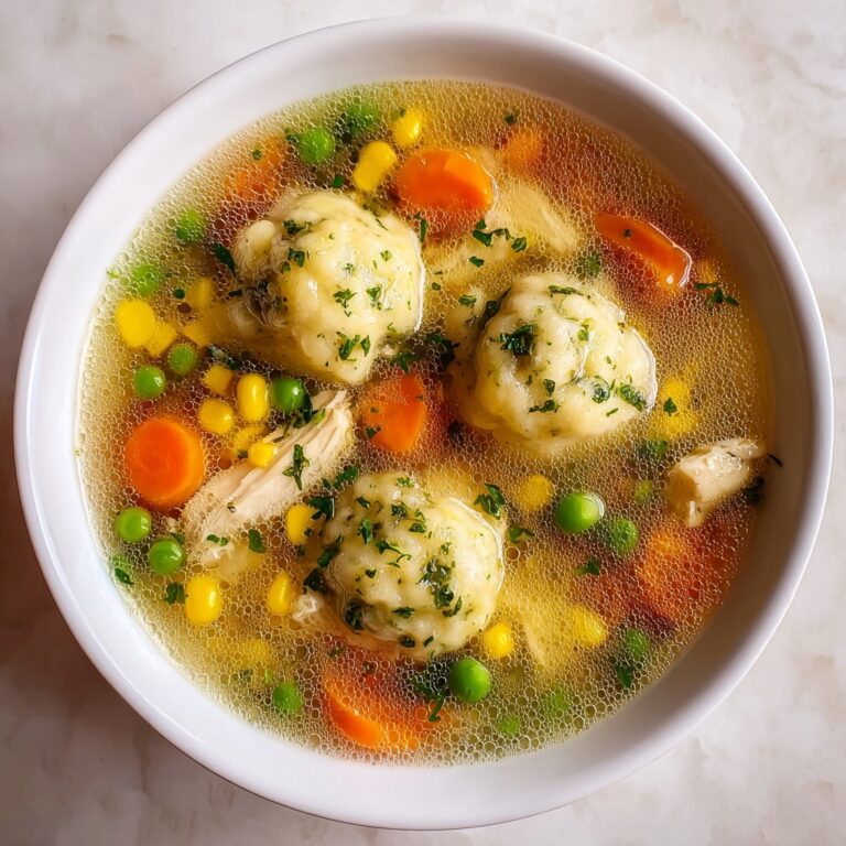 One Pot Chicken Dumpling Soup Recipe