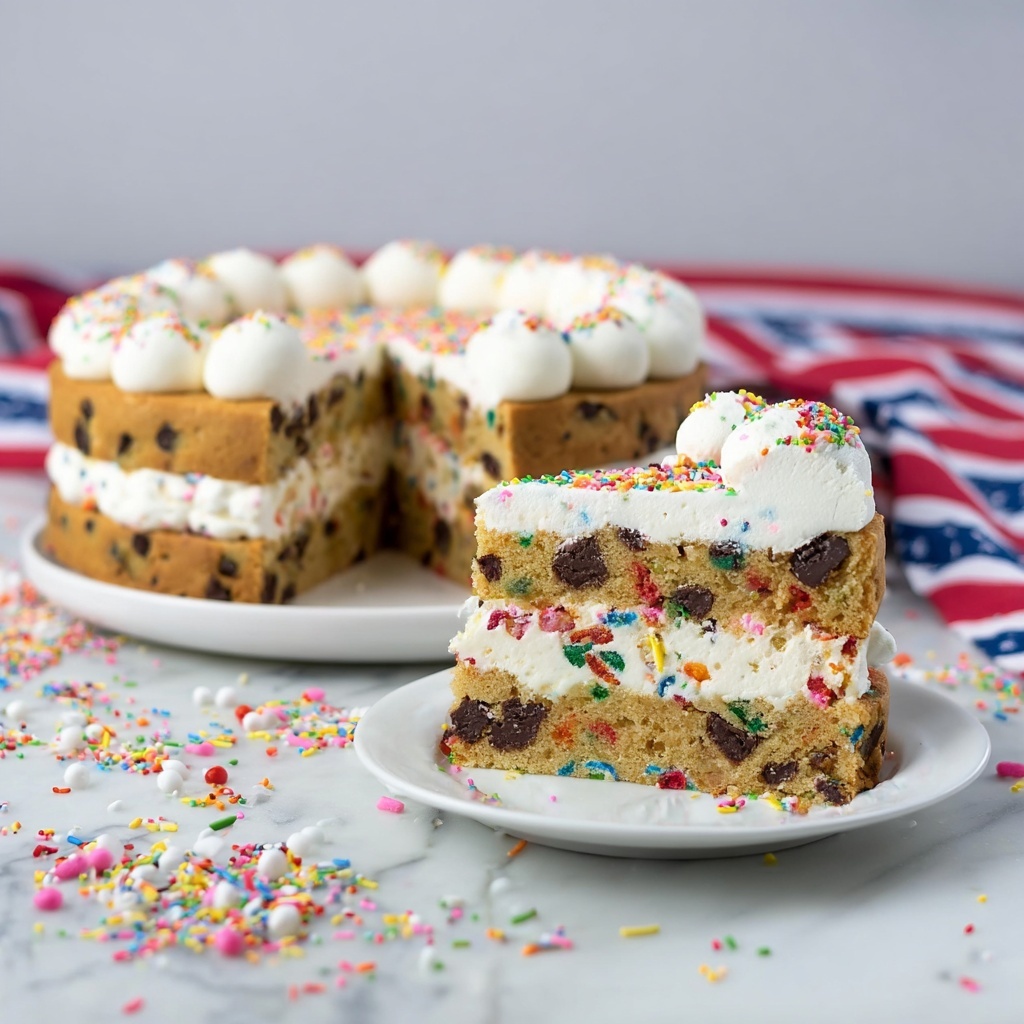 Chocolate Chip Cookie Layer Cake Recipe - Recipe Image