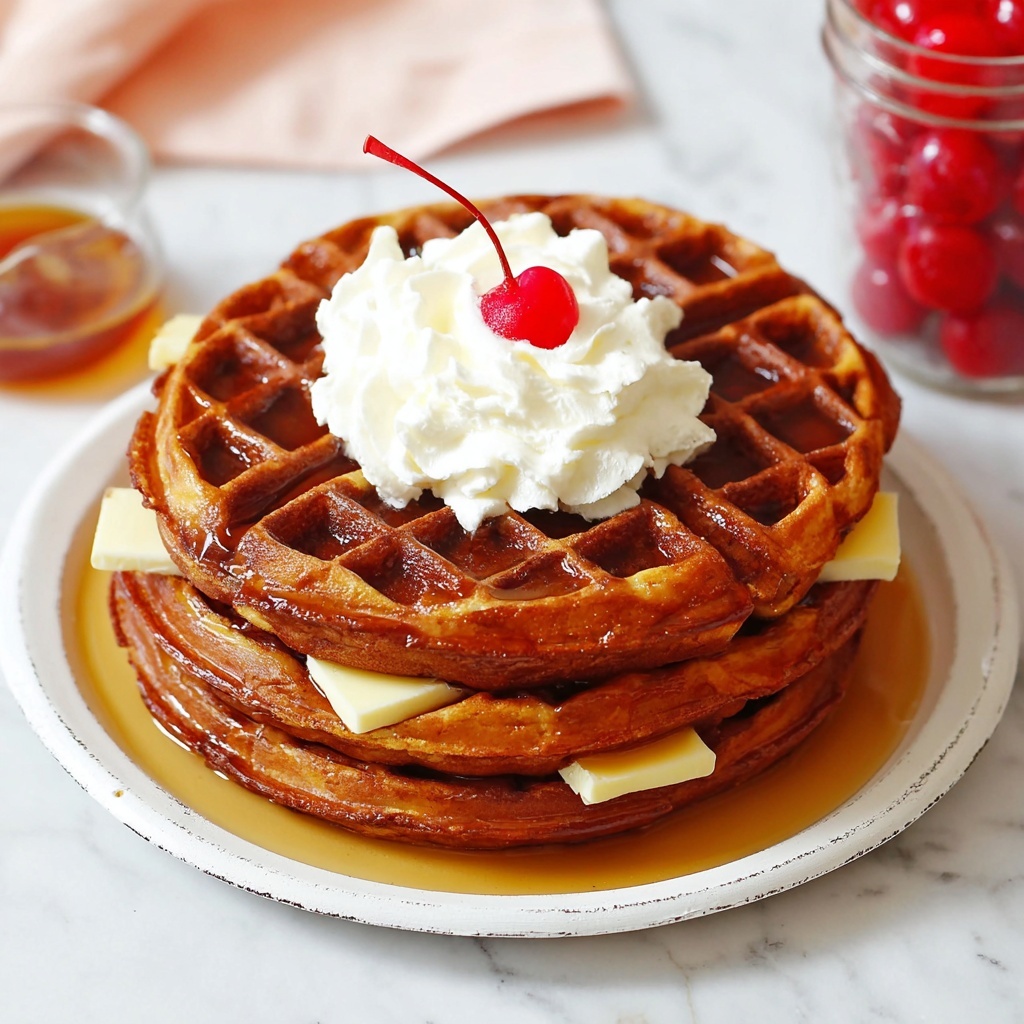 Root Beer Float Waffles Recipe - Recipe Image