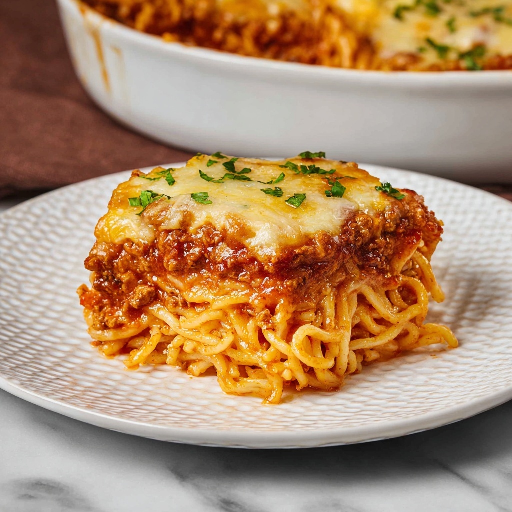 Spaghetti Pie Recipe - Recipe Image
