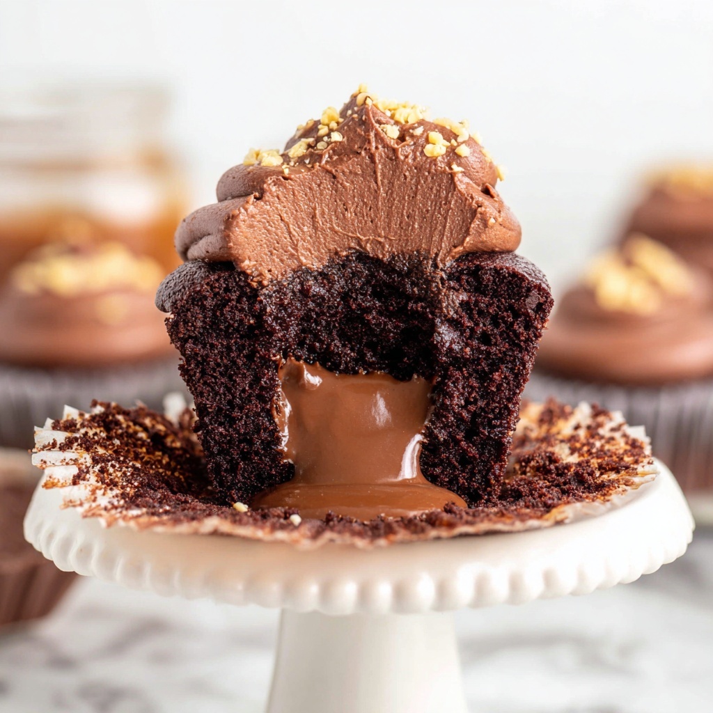 Chocolate Filled Cupcakes Recipe - Recipe Image