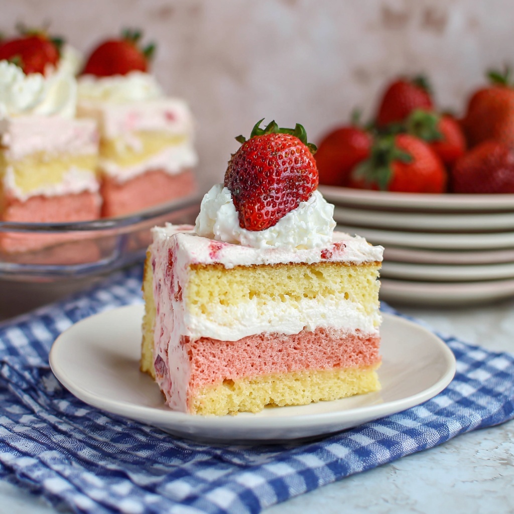 Strawberry Twinkie Cake Recipe - Recipe Image