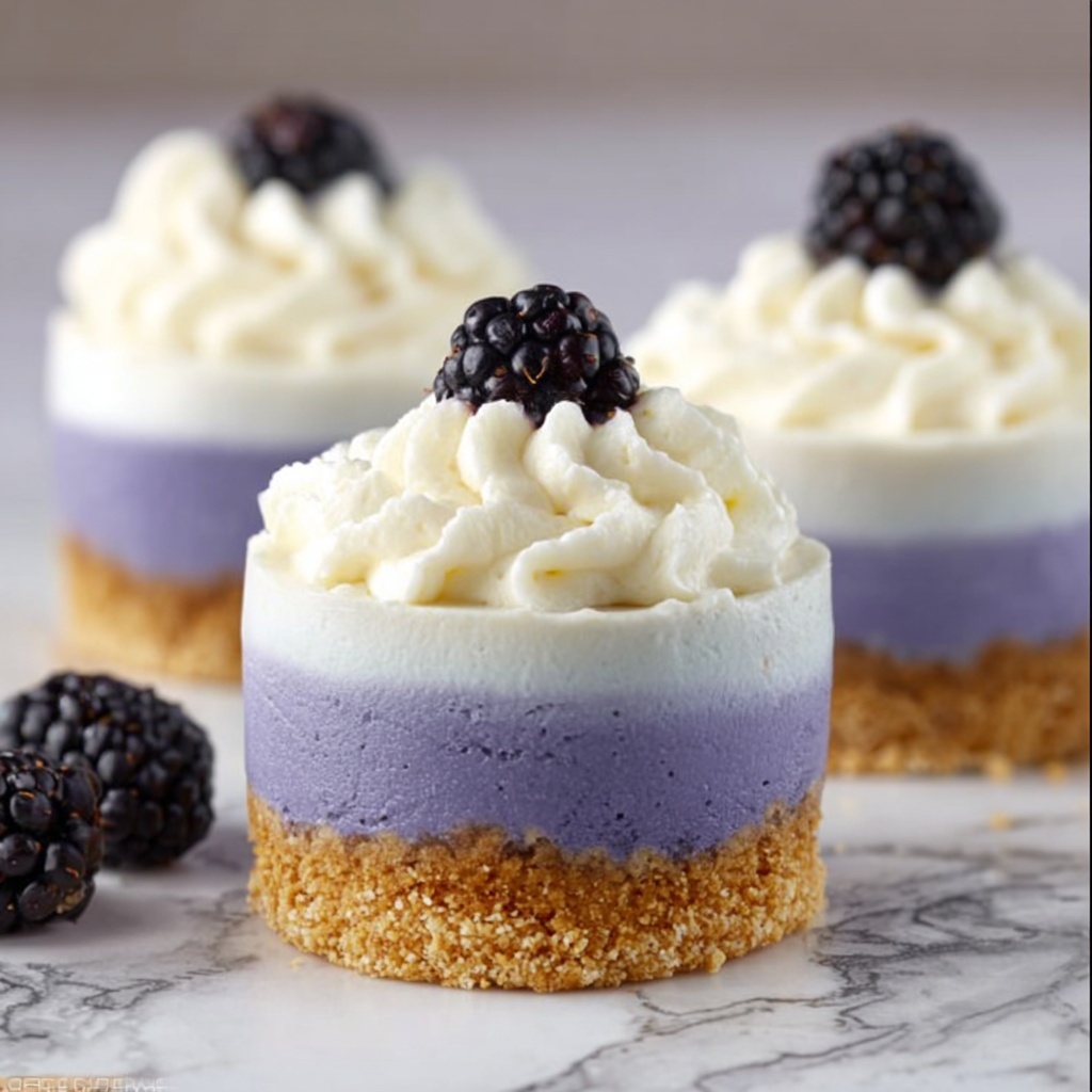Blackberry Cheesecake Bites Recipe - Recipe Image