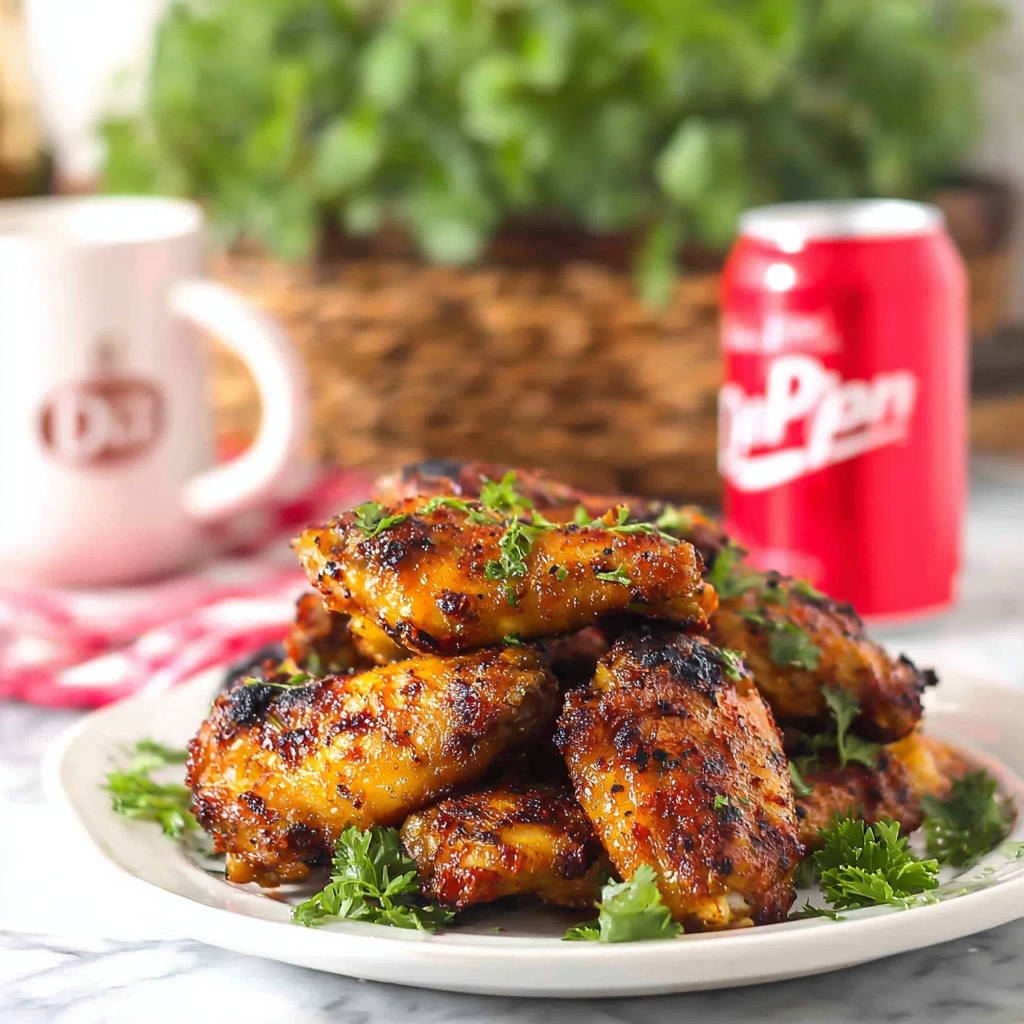 Dr Pepper Wings Recipe - Recipe Image