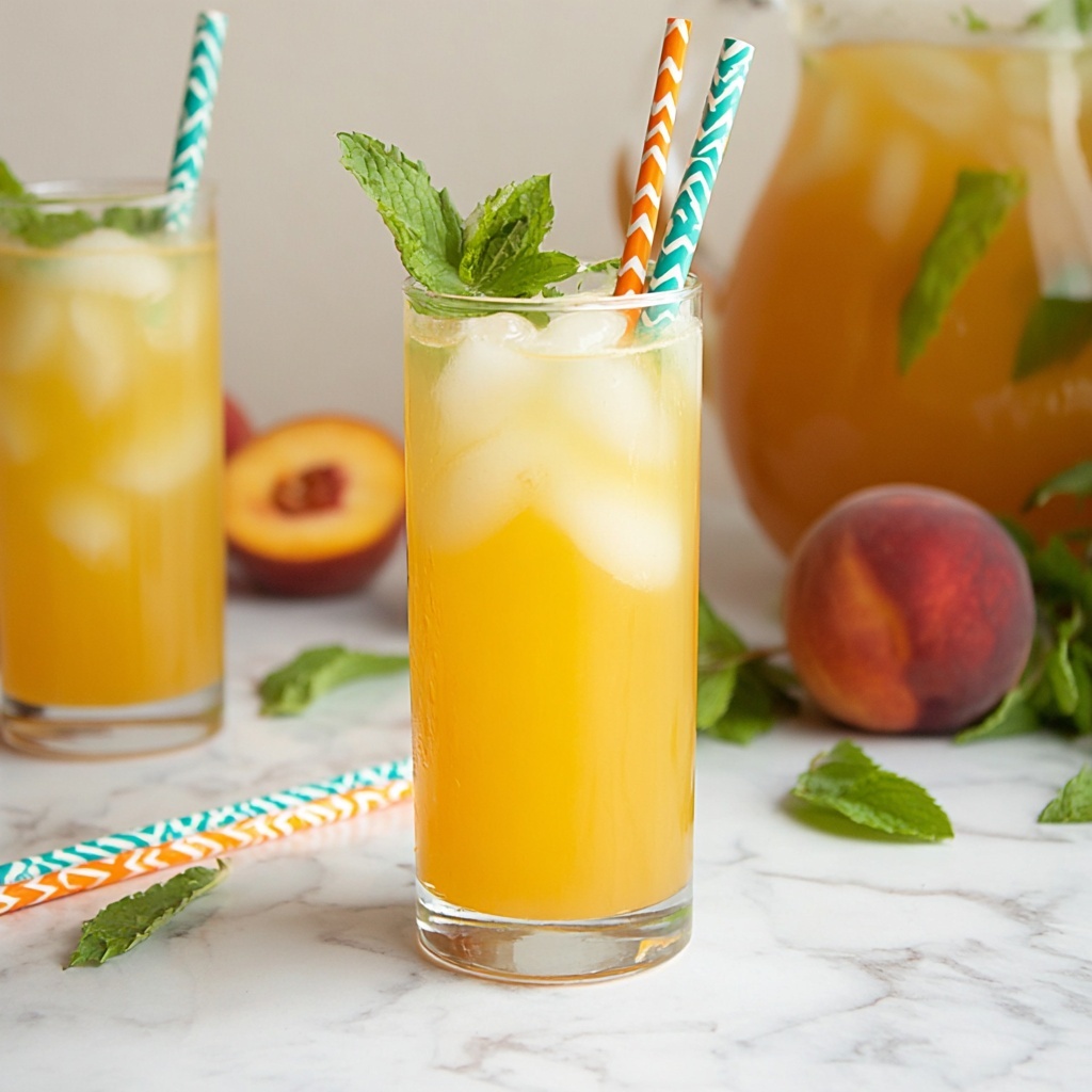 Peach Iced Tea Recipe - Recipe Image