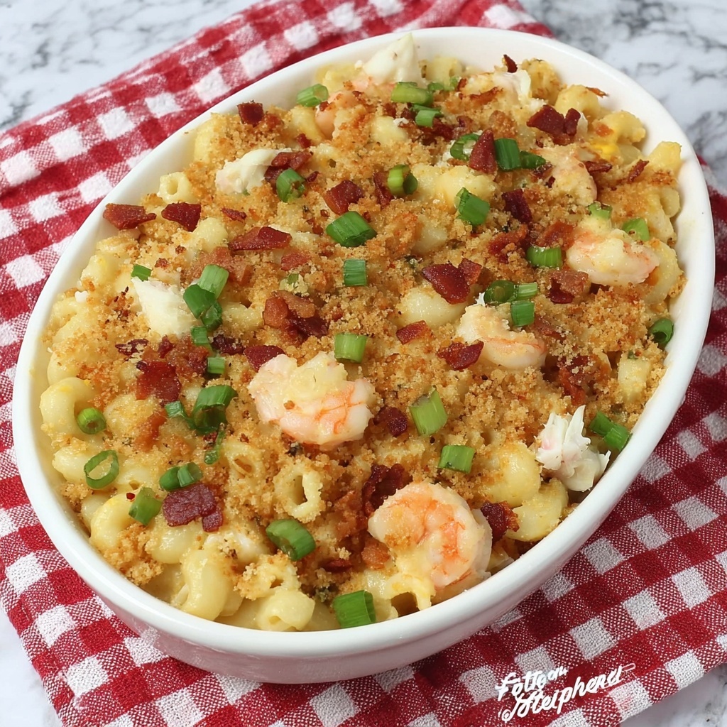 Seafood Macaroni and Cheese Recipe - Recipe Image