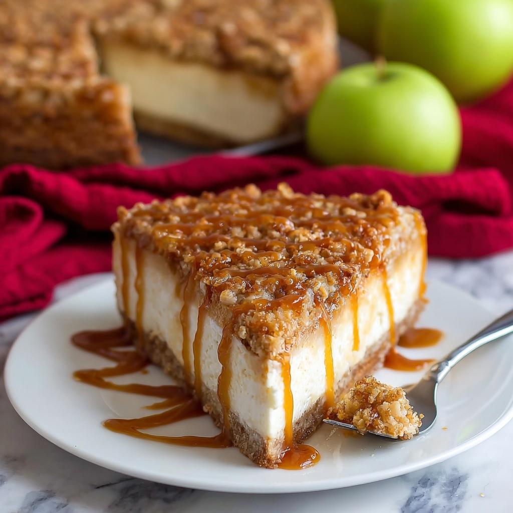 Caramel Apple Cheesecake Recipe - Recipe Image