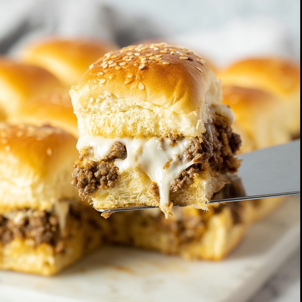 Philly Cheesesteak Sliders Recipe - Recipe Image