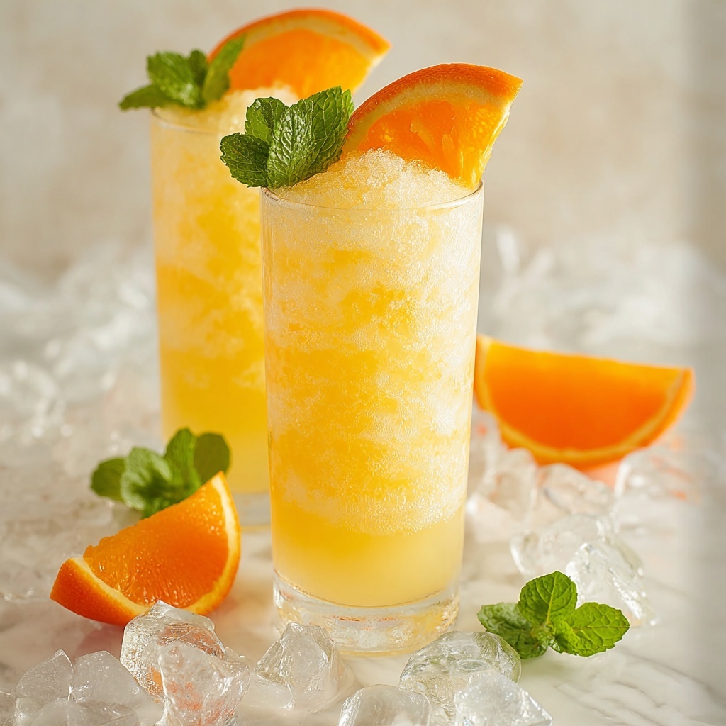 Fuzzy Navel Cocktail Recipe - Recipe Image