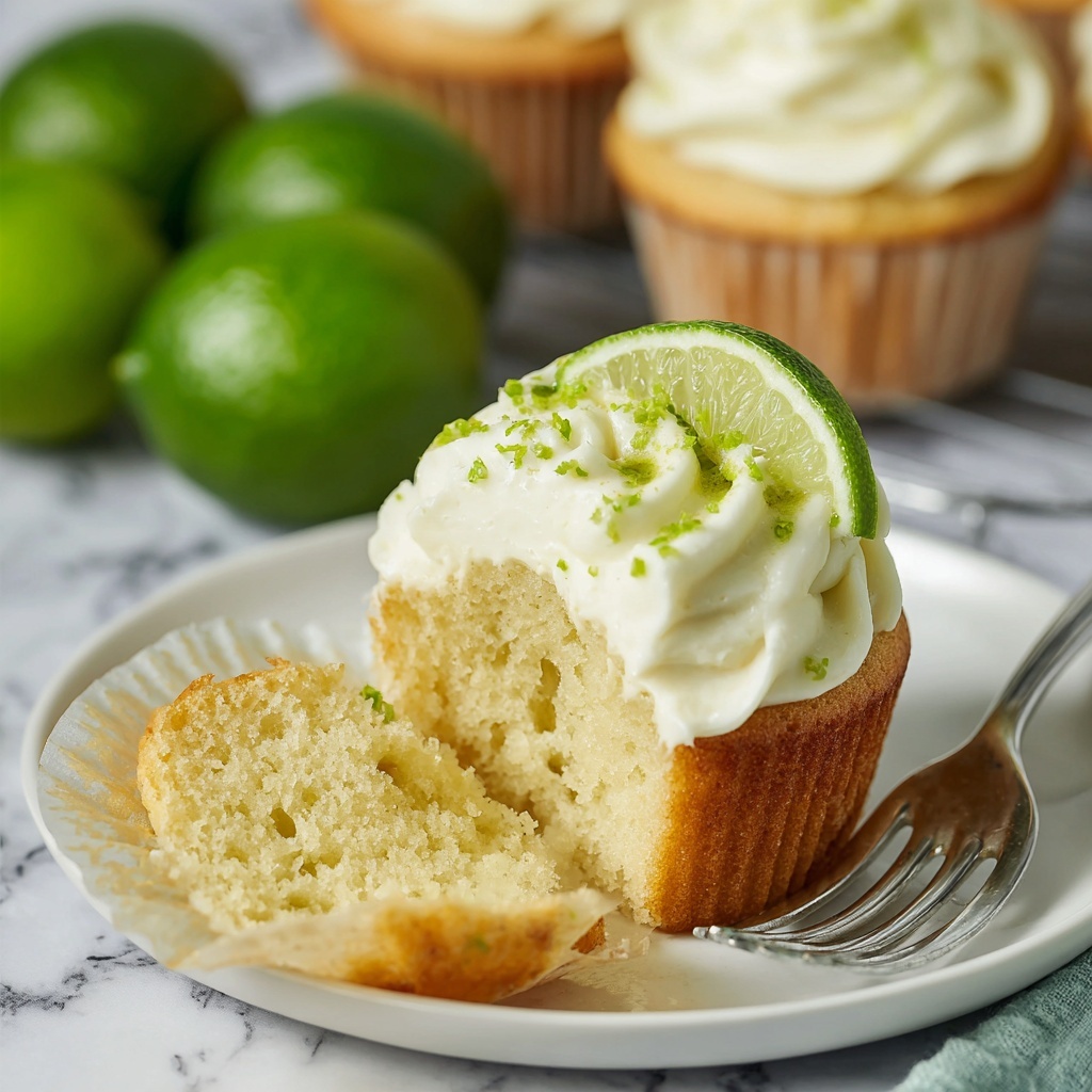 Key Lime Cupcakes Recipe - Recipe Image