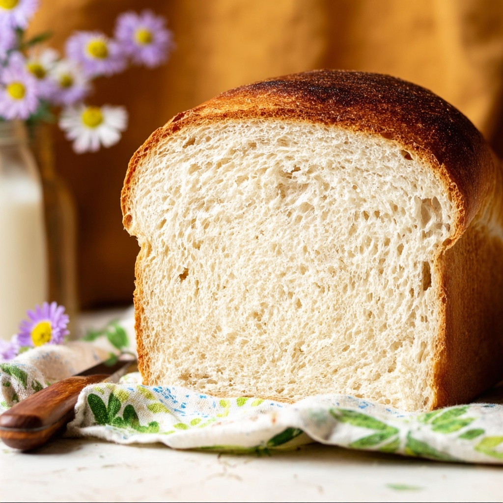 Homemade White Bread Recipe - Recipe Image