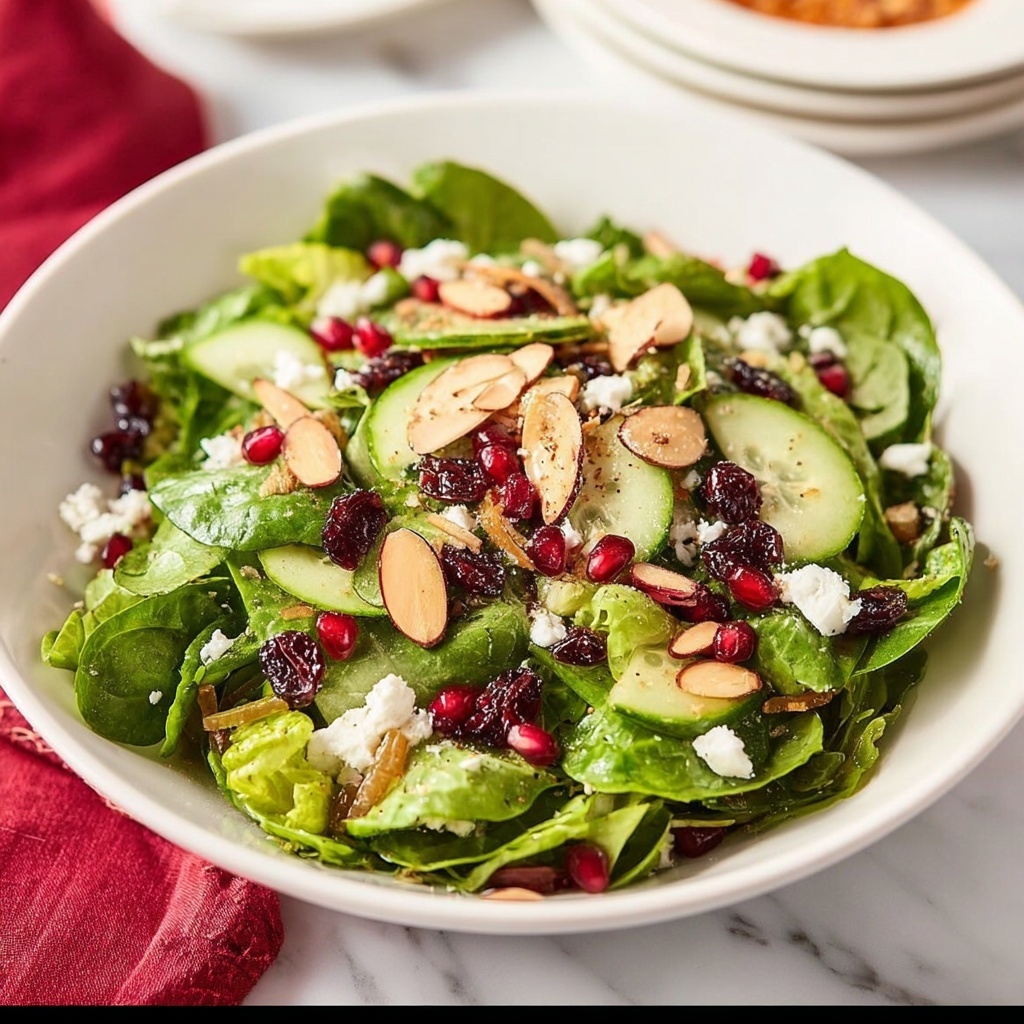 Brussel Sprout Salad with Apple Cranberries and Pomegranate Recipe - Recipe Image