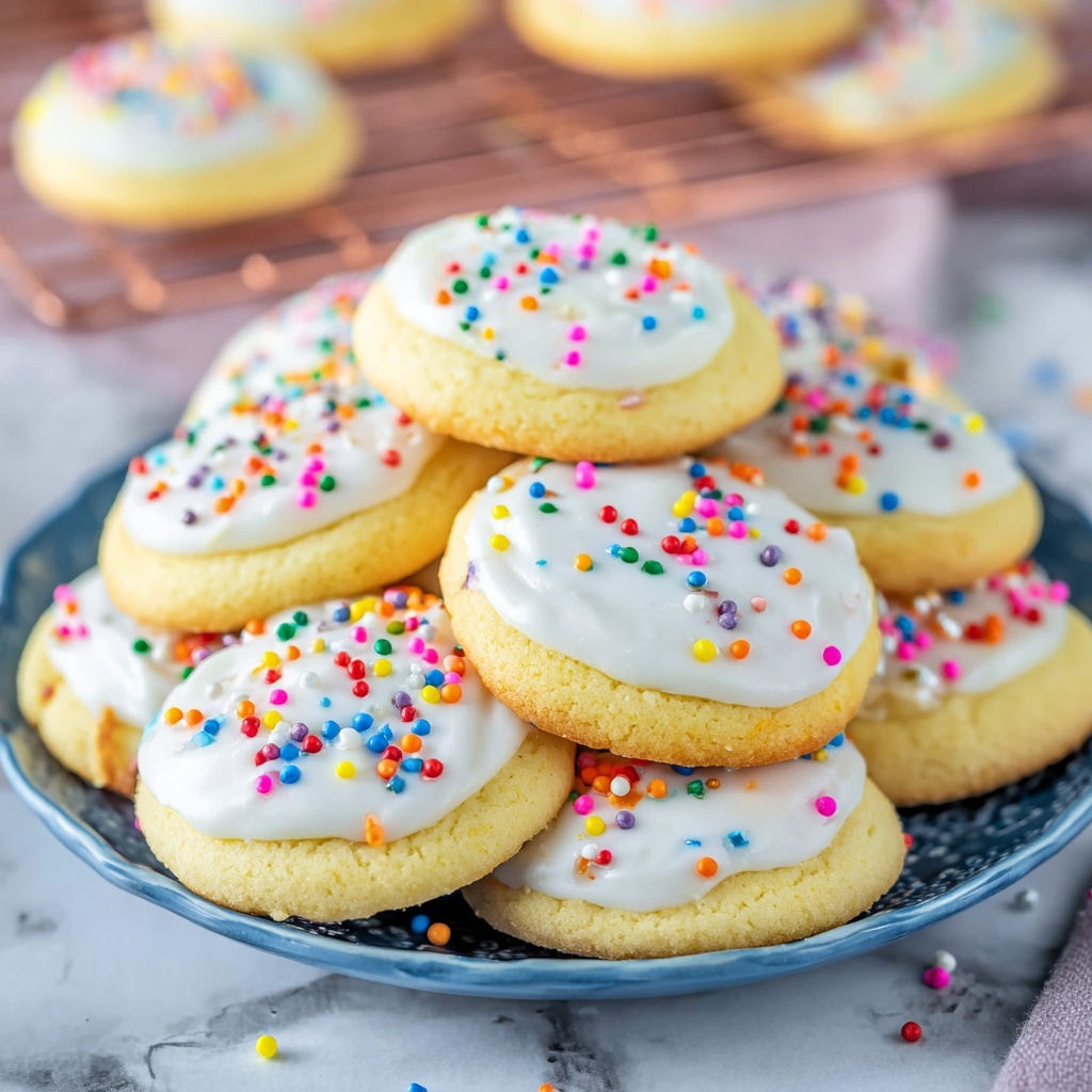 Anise Cookies with Powdered Sugar Glaze Recipe - Recipe Image