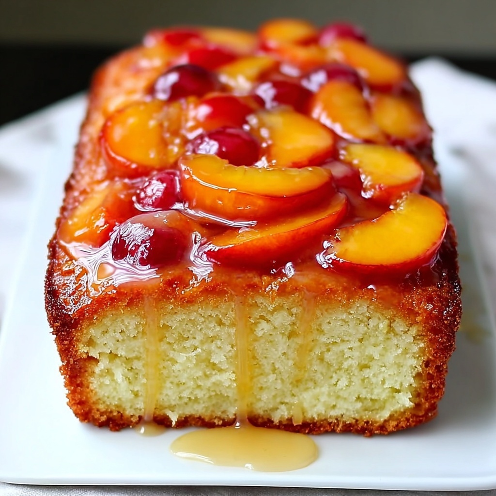 Irresistibly Moist Peach Cake Recipe for Summer Bliss Recipe - Recipe Image