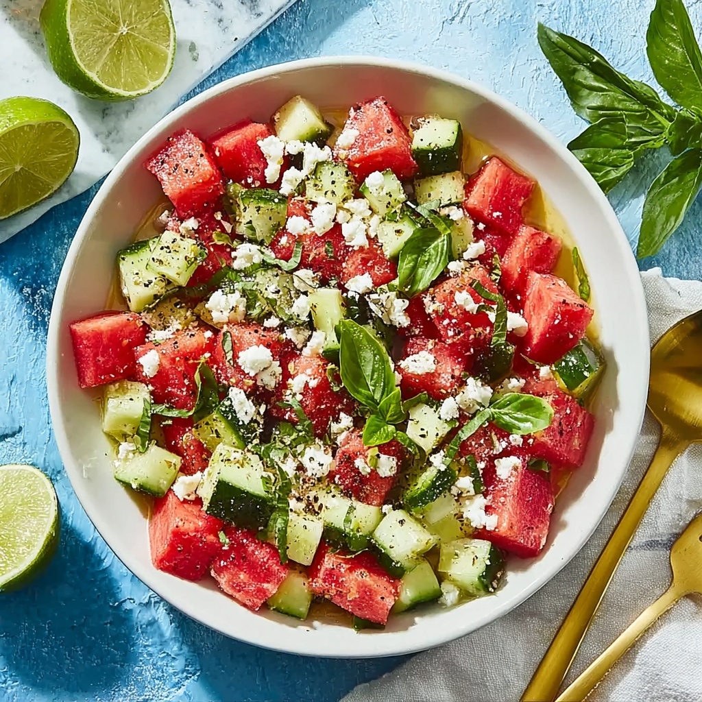 Summer's Best Watermelon Feta Salad Recipe - Recipe Image