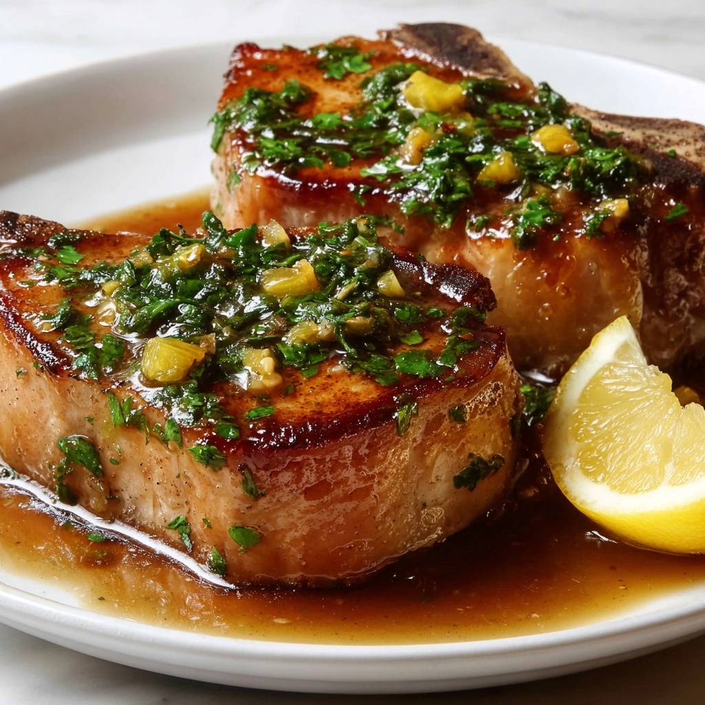 Sicilian Pork Chops: Juicy Flavor in Just 30 Minutes Recipe - Recipe Image