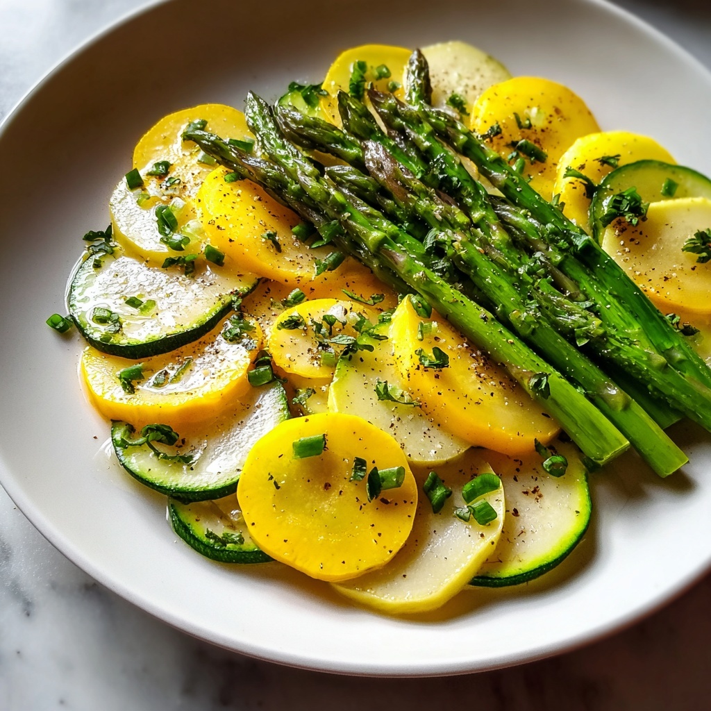 Flavorful Asparagus with Zucchini and Squash – A Delicious Roast Recipe - Recipe Image