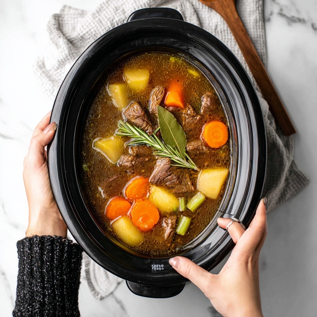 Slow Cooker Irish Beef Stew Recipe - Recipe Image
