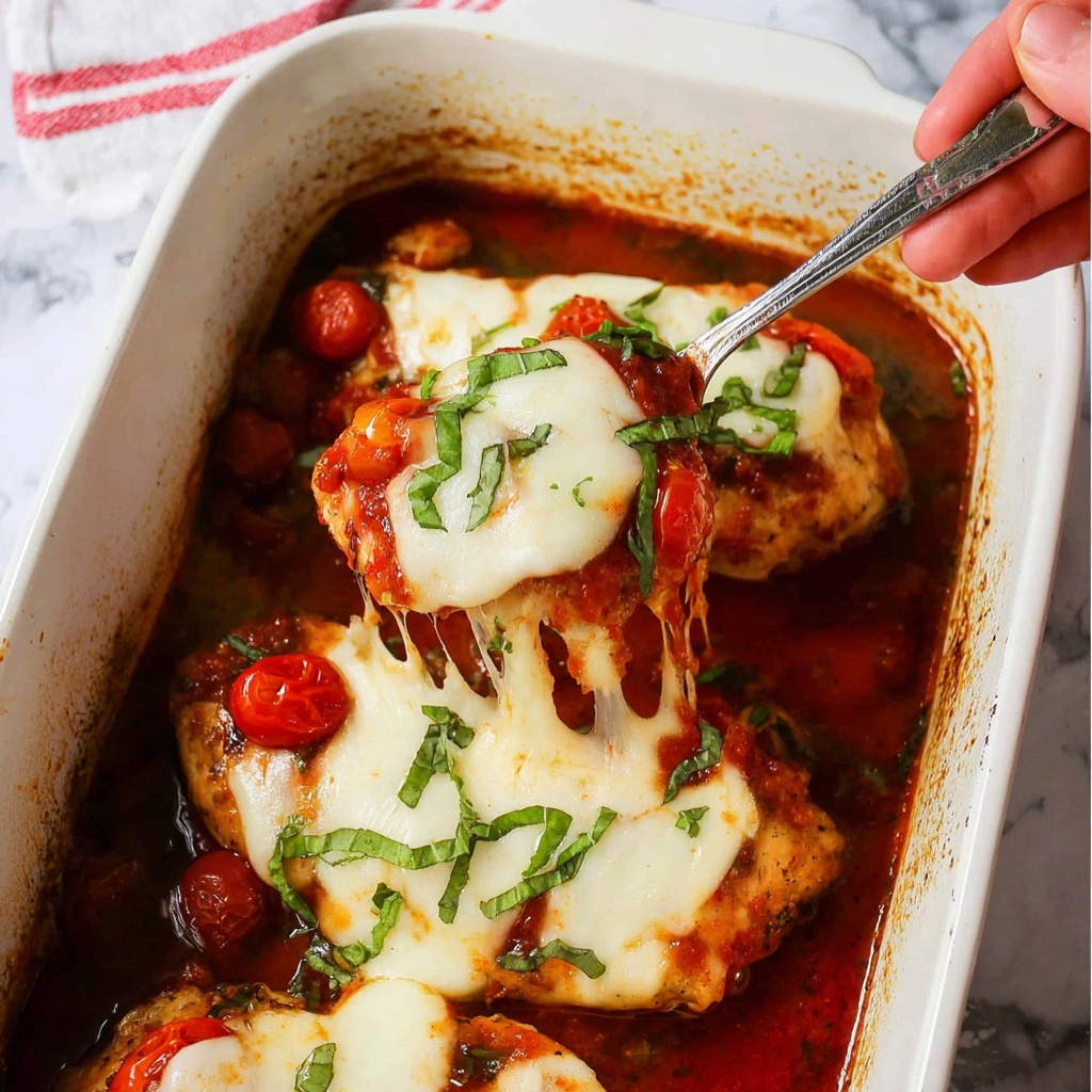 Baked Caprese Chicken Recipe - Recipe Image