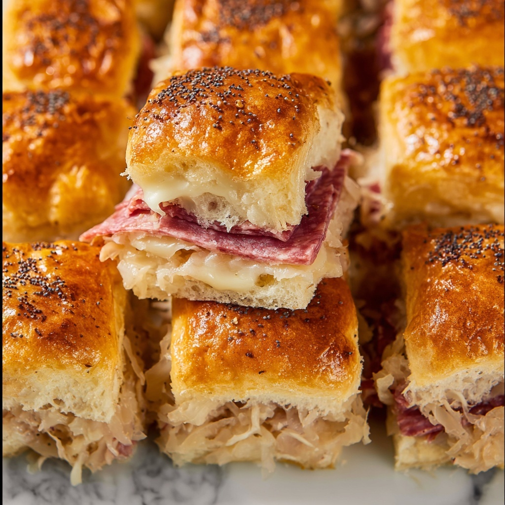Reuben Sliders Recipe - Recipe Image