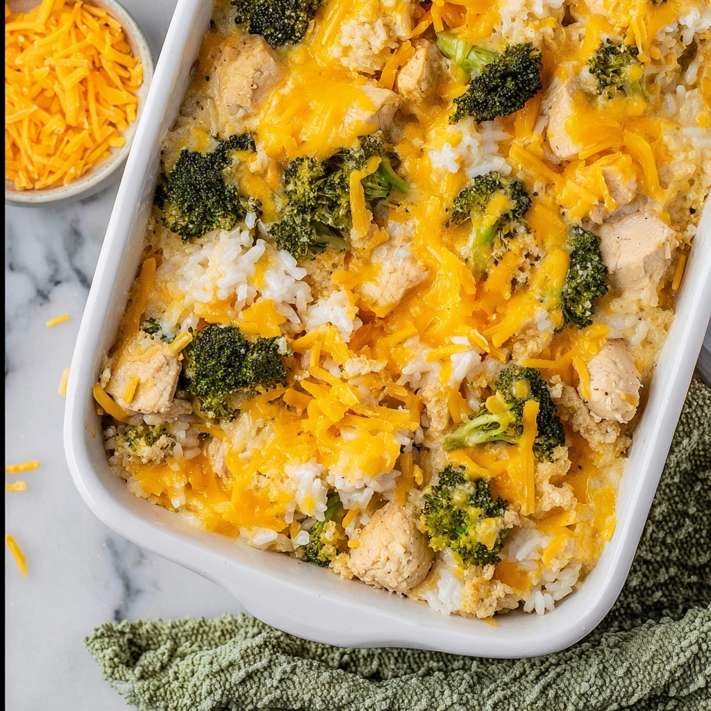 Easy Chicken Broccoli Rice Casserole Recipe - Recipe Image