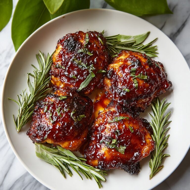 Low Carb BBQ Chicken Thighs Recipe