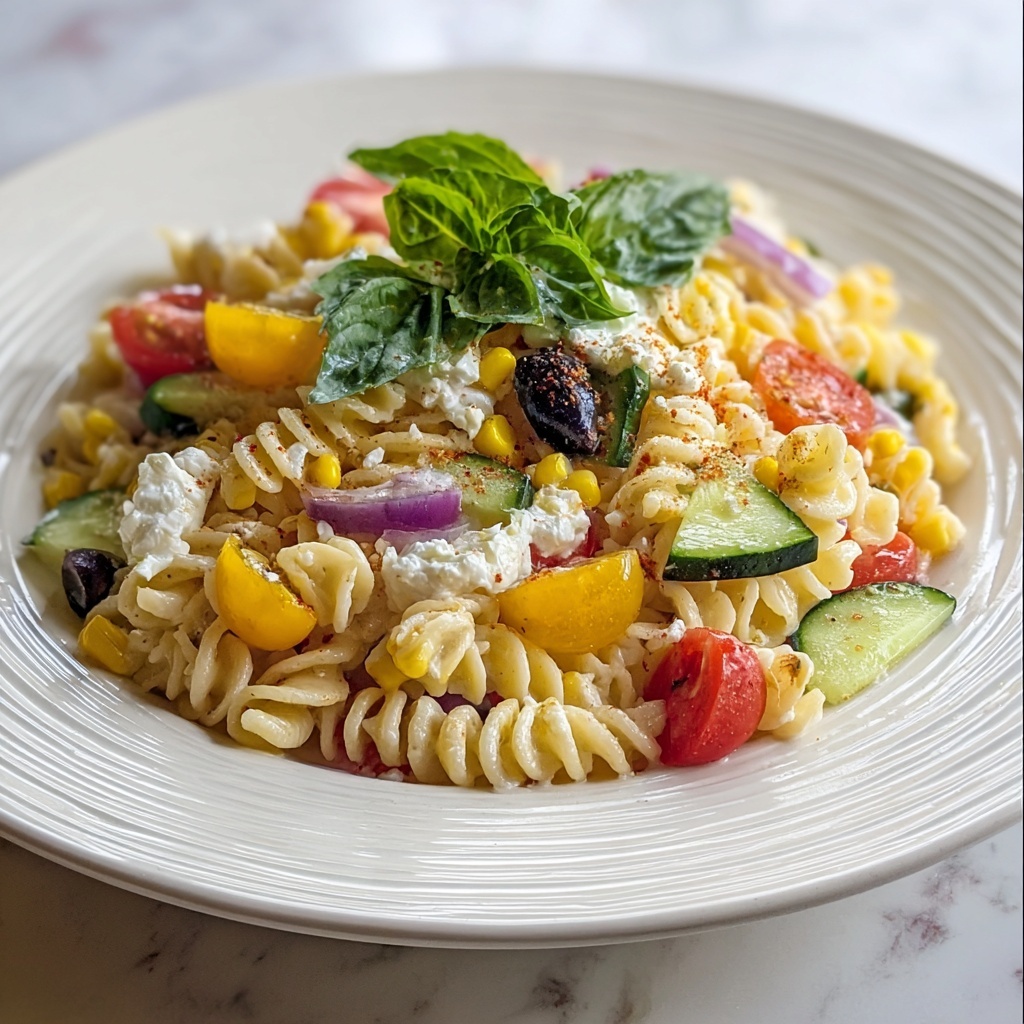 Layered Pasta Salad Recipe - Recipe Image