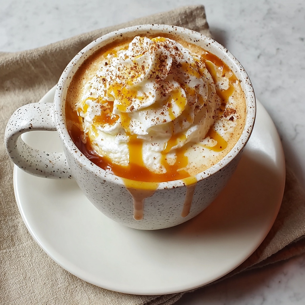 Warm Creamy Butterbeer Latte Recipe - Recipe Image