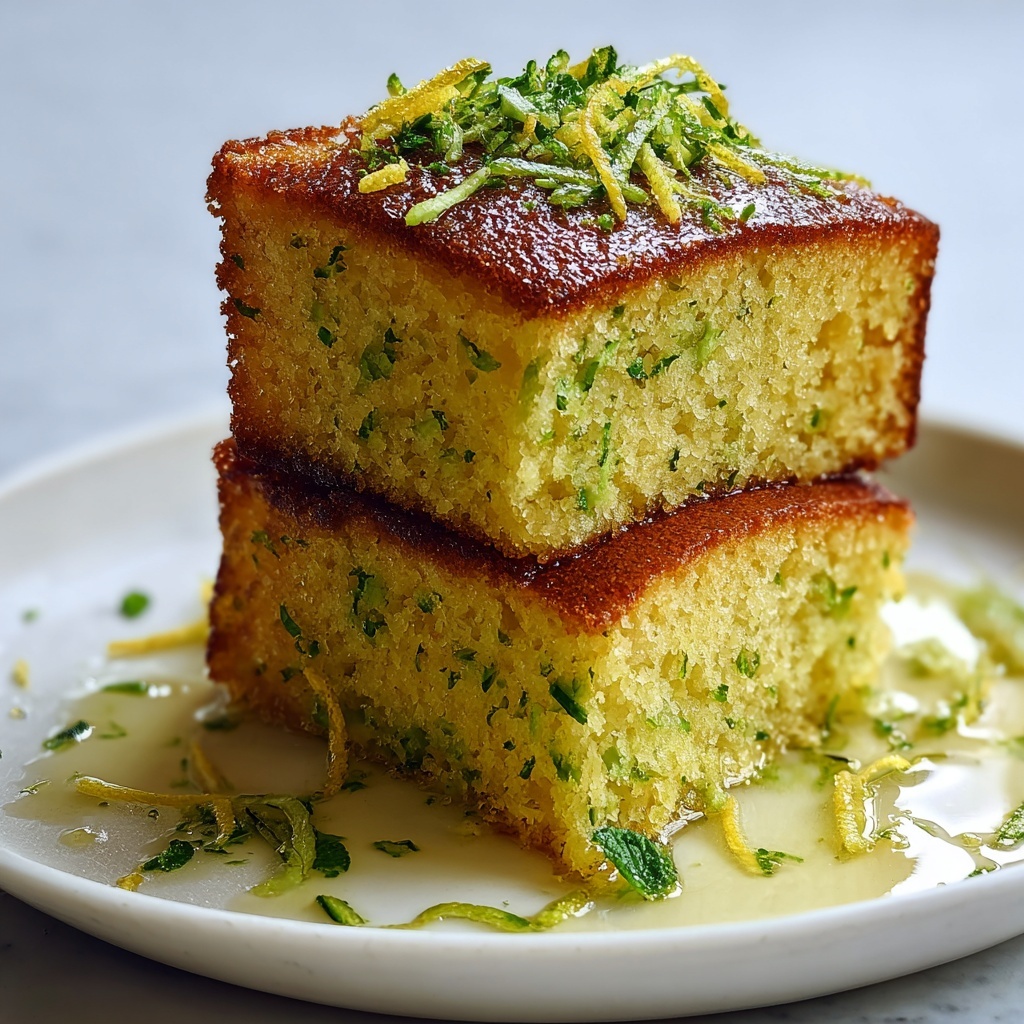 Lemon Zucchini Cake Recipe - Recipe Image