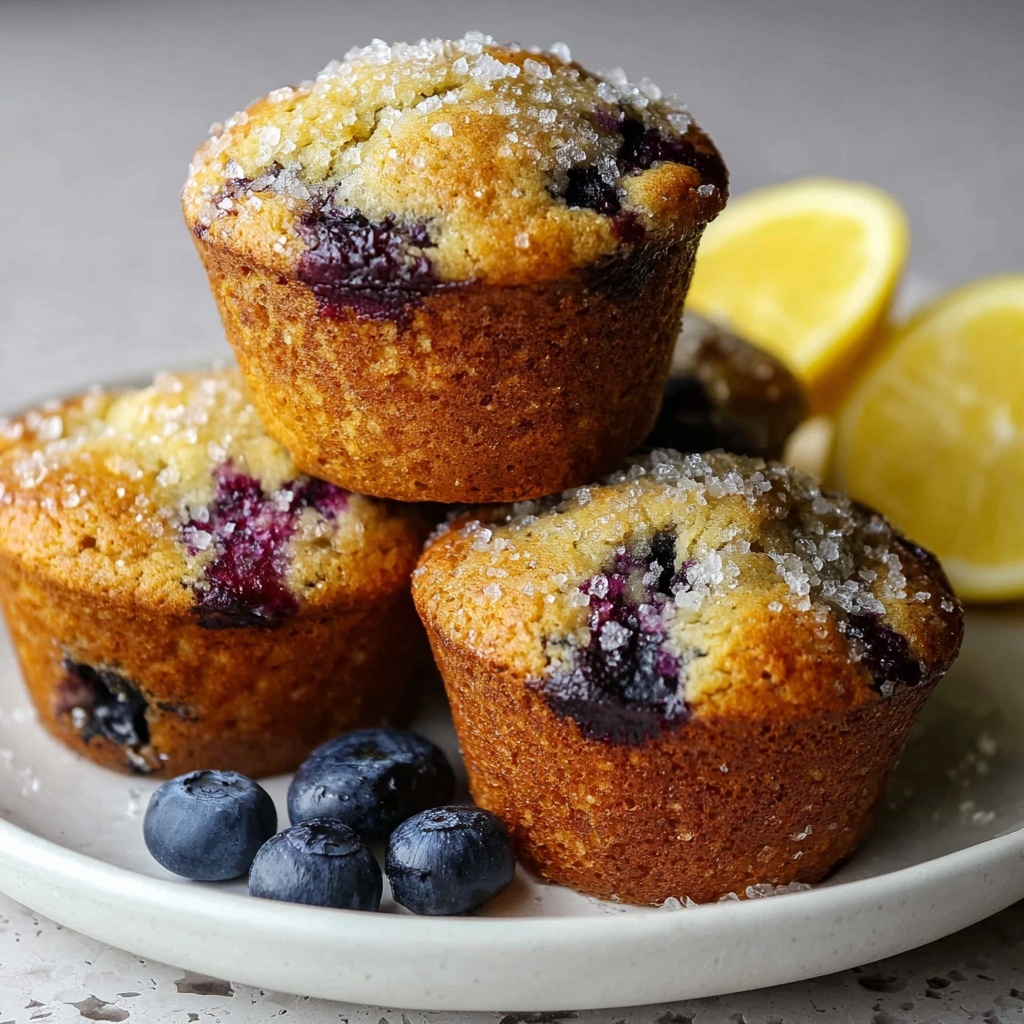 Lemon Blueberry Muffins Recipe - Recipe Image