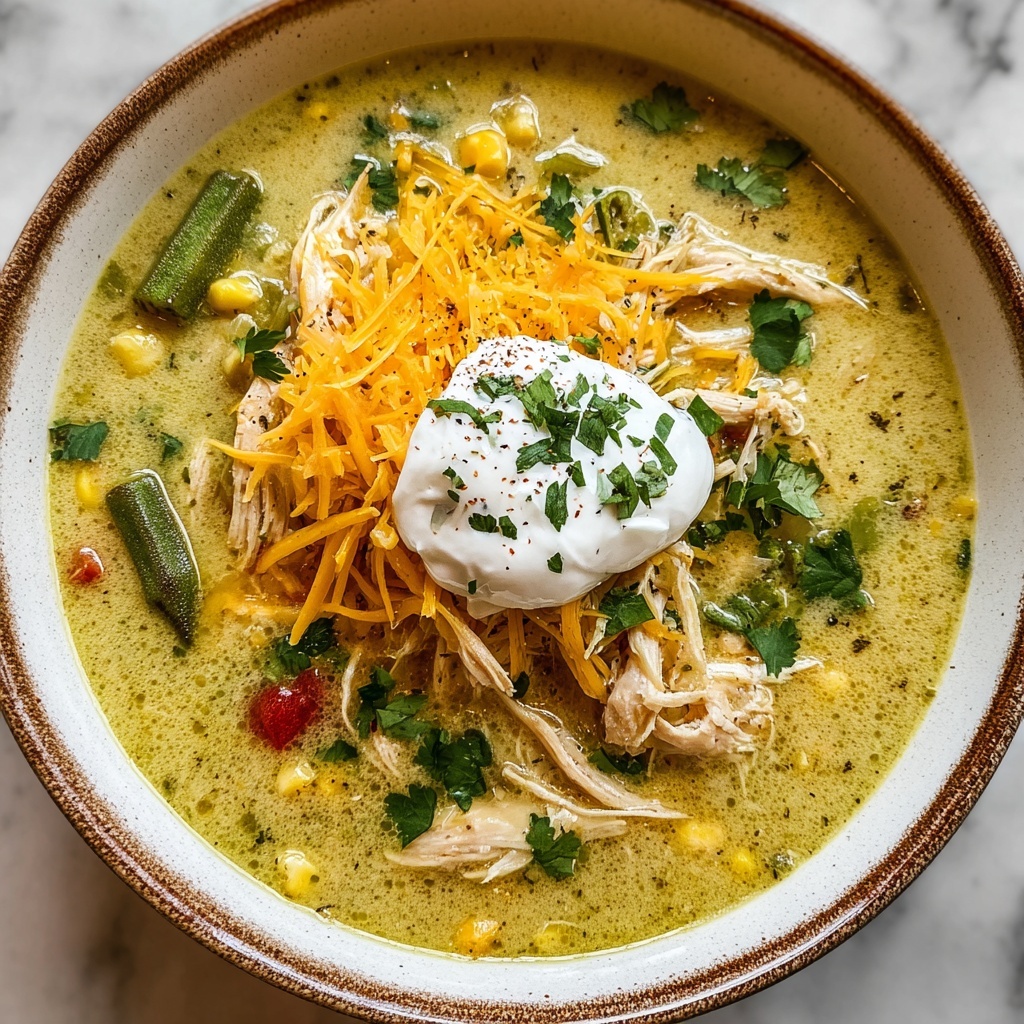 Green Enchilada Chicken Soup Recipe - Recipe Image