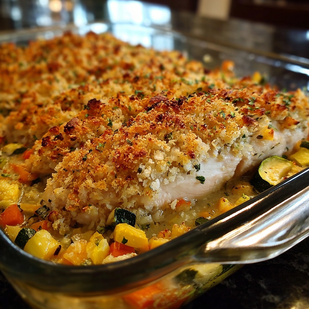 Chicken and Stuffing Casserole Recipe - Recipe Image
