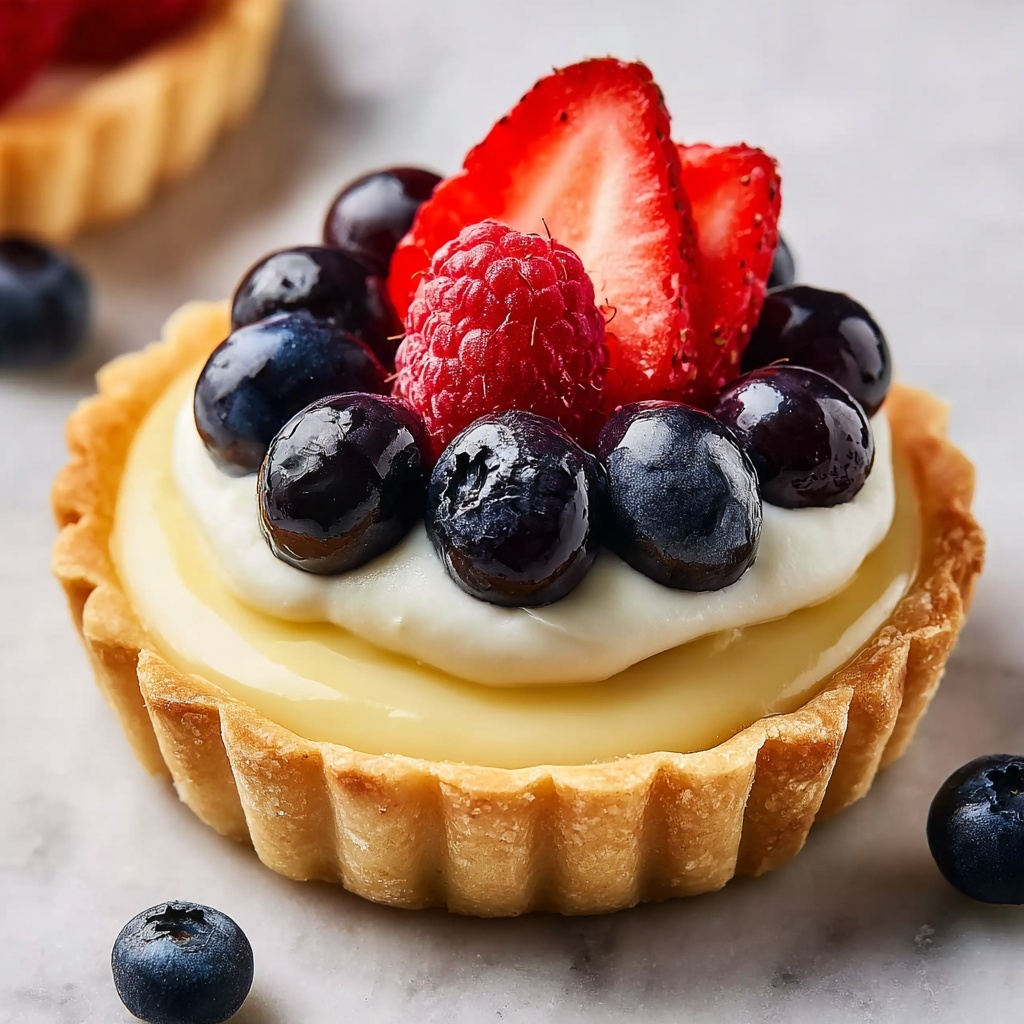 Mini Fruit Tarts With Pastry Cream Recipe - Recipe Image