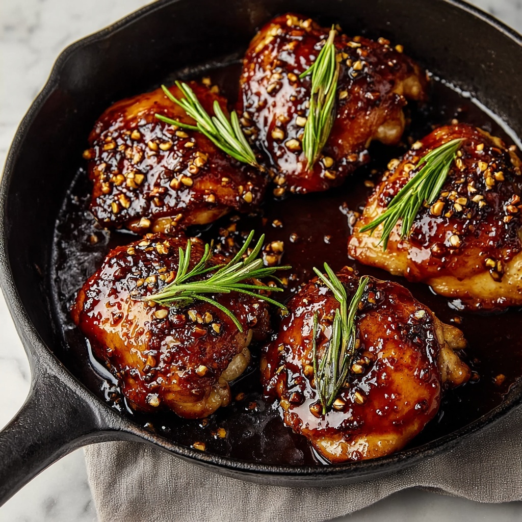 Fig Glazed Skillet Chicken Recipe - Recipe Image
