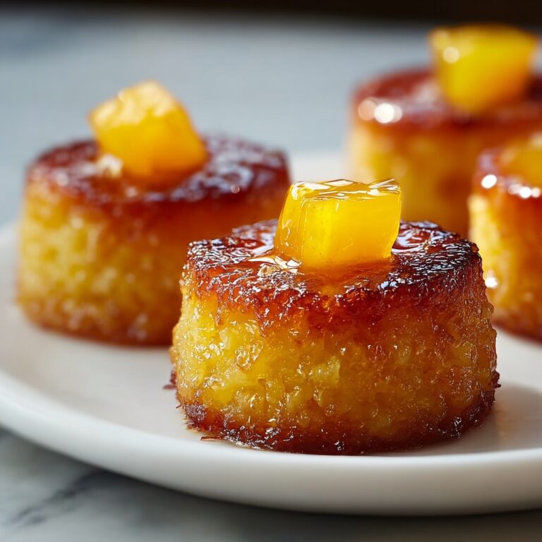 Mini Pineapple Upside Down Cakes Recipe
