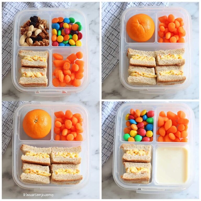 Mini Egg Salad Sandwich Lunchbox Idea Recipe