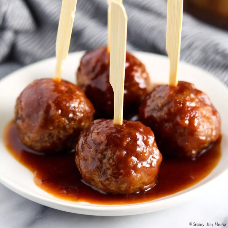 Crockpot Grape Jelly Meatballs Recipe