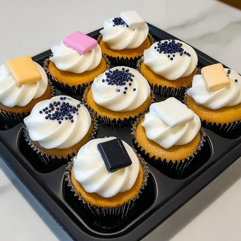 Graduation Cupcakes with Caps and Diplomas Recipe