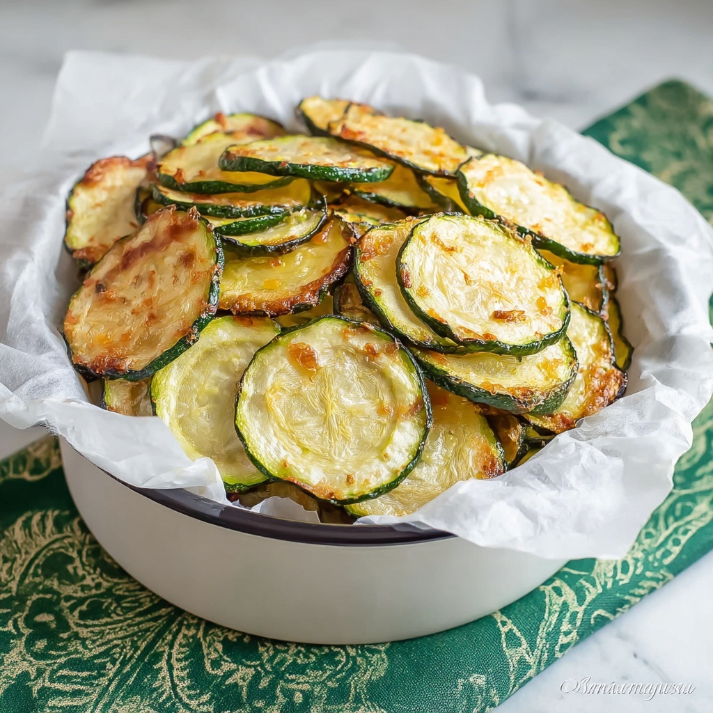 Salt and Vinegar Zucchini Chips Recipe - Recipe Image