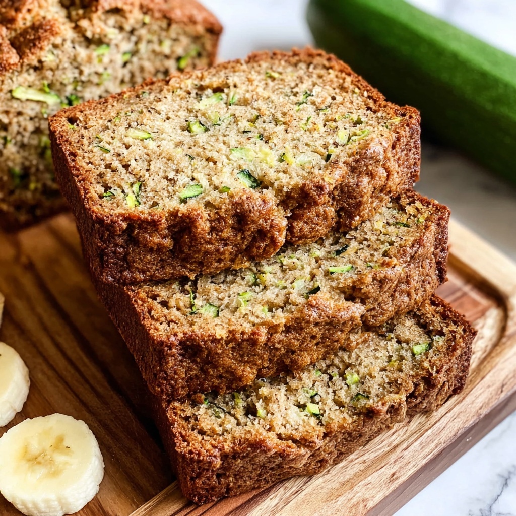 Healthy Zucchini Banana Bread Recipe - Recipe Image