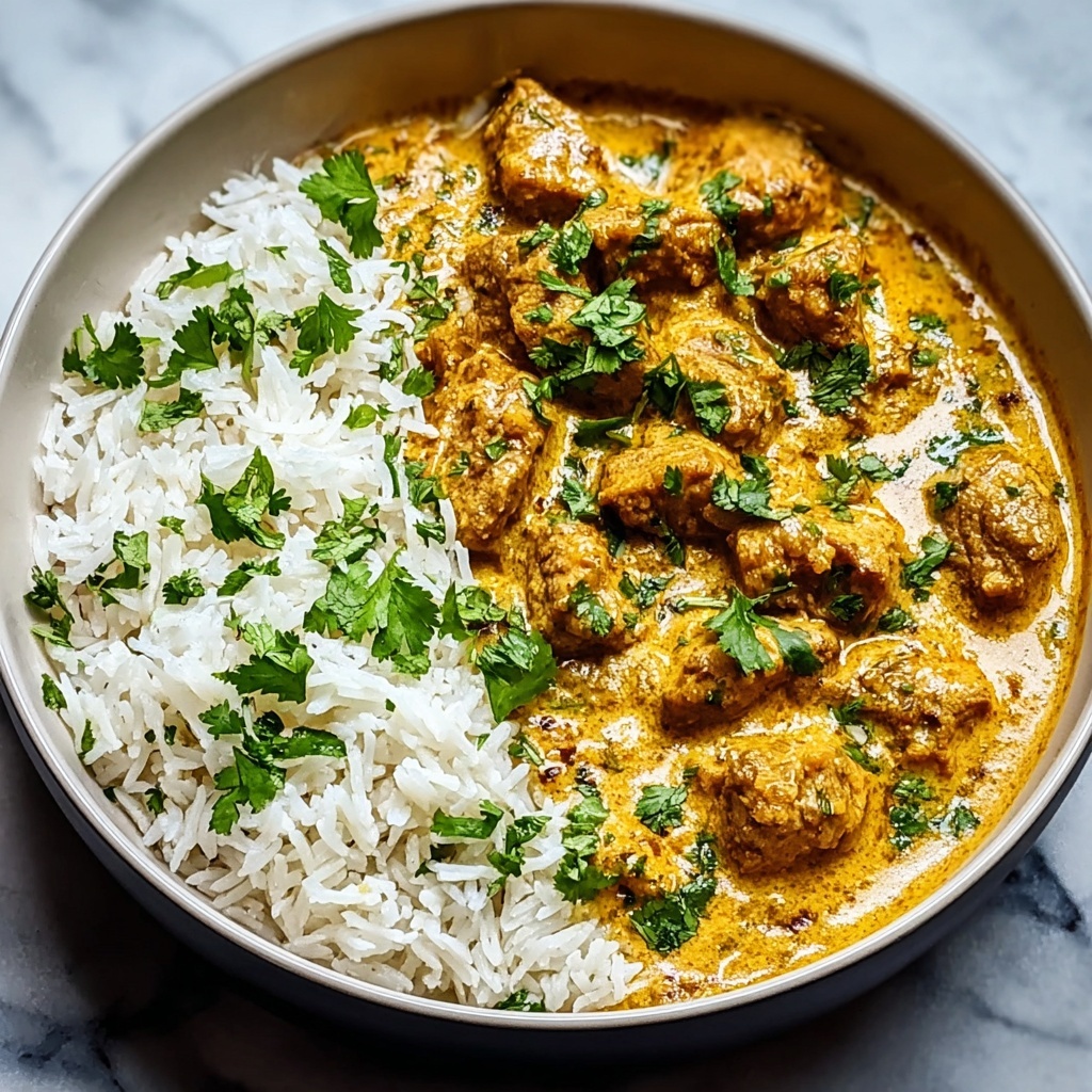 Easy Homemade Chicken Korma with Flatbread or Rice Recipe - Recipe Image