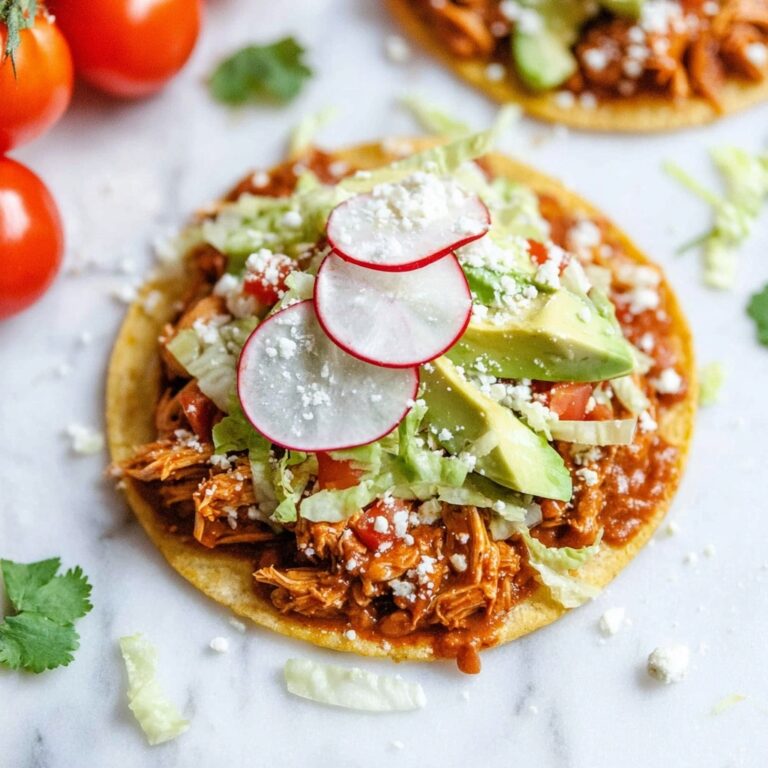 Chicken Tinga Tostadas Recipe