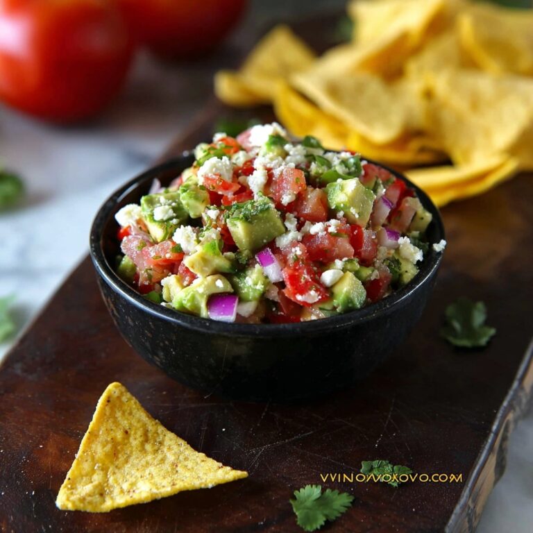Avocado Salsa with Feta Recipe