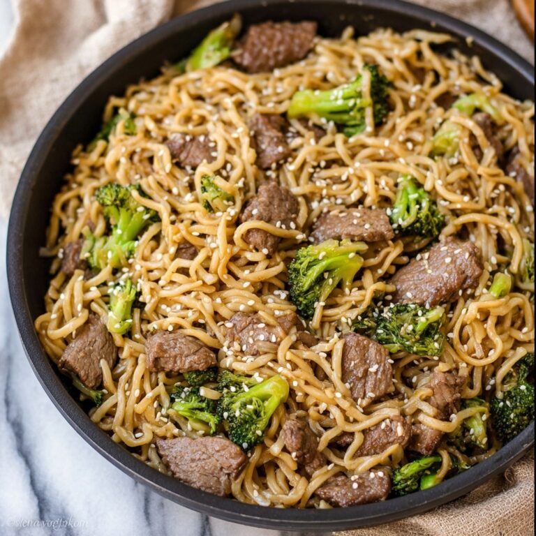 Beef and Broccoli Ramen Noodles Recipe