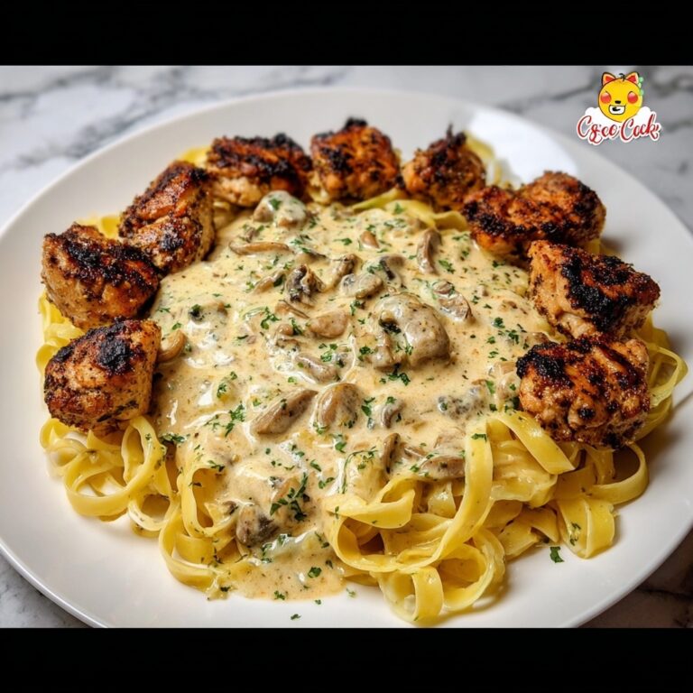 Spicy Cheesy Garlic Butter Chicken with Linguine in Four-Cheese Sauce Recipe