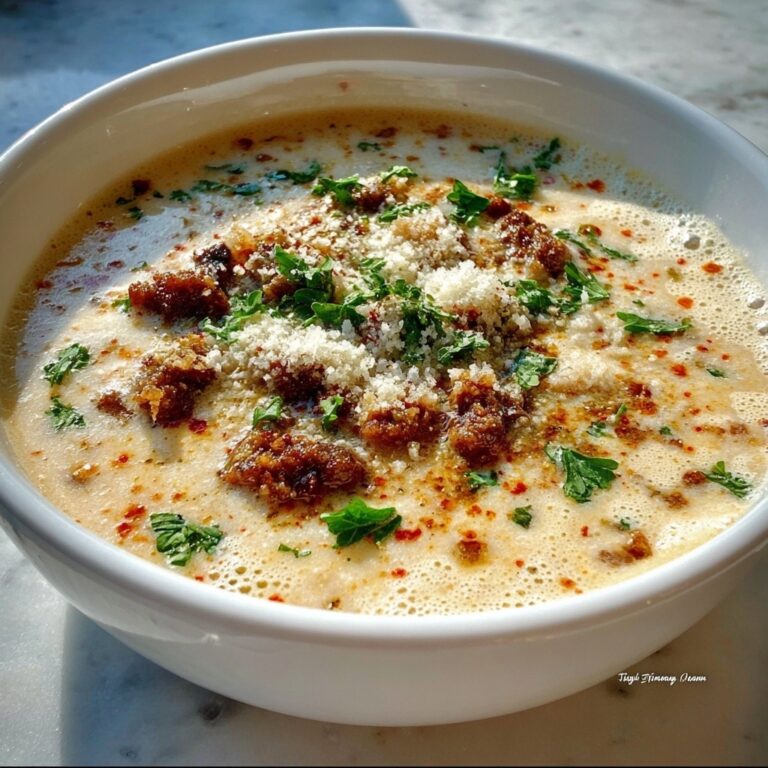 Sausage Parmesan Cream Cheese Soup Recipe