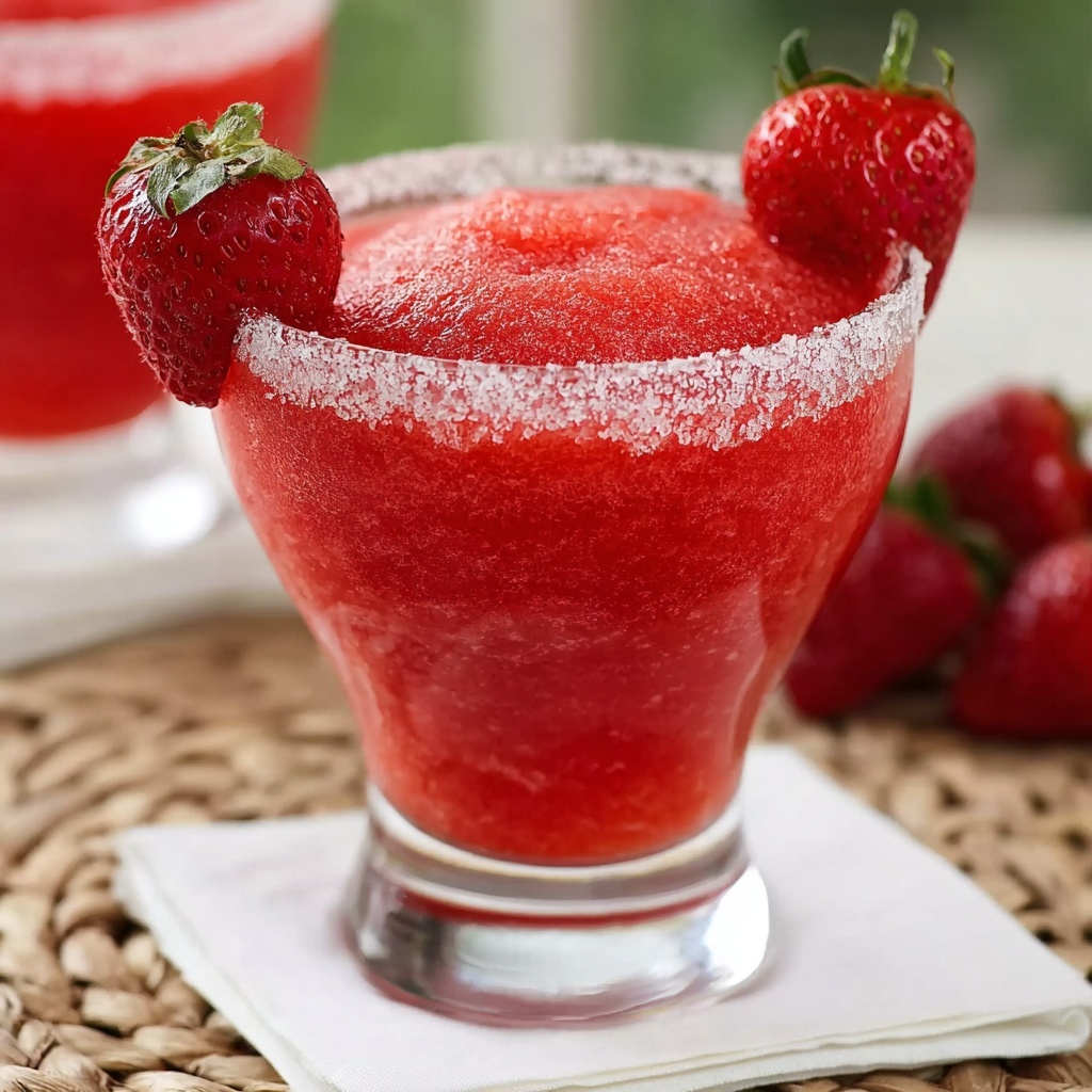 Strawberry Margarita Slush Recipe - Recipe Image
